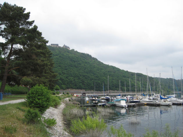 Die Seepromenade in Waldeck