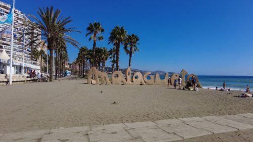 Strand von Malaga