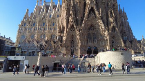 Sagrada Familia bei der Stadtführung in Barcelona