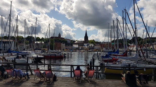 Am Hafen von Flensburg