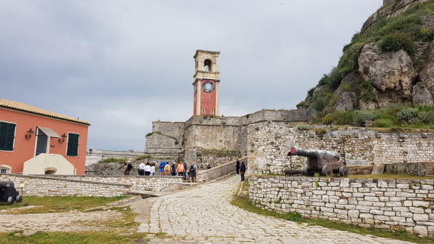 In der alten Festung in Korfu
