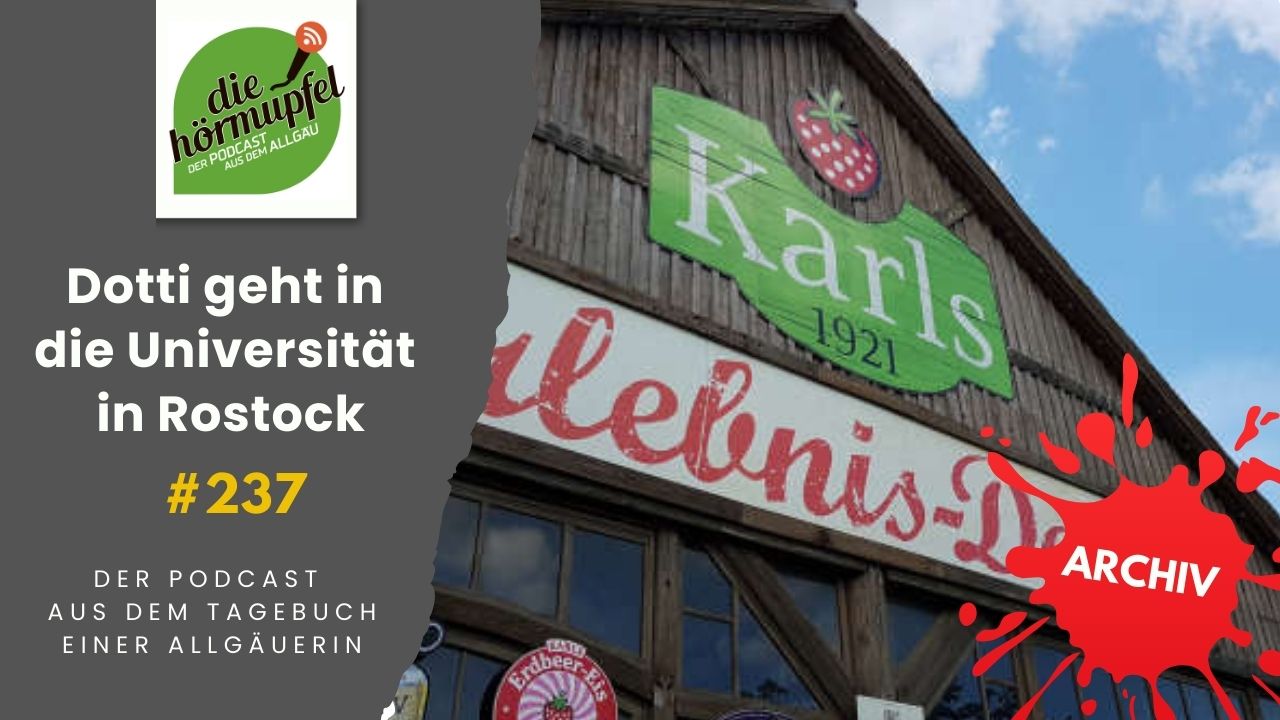 Mehr über den Artikel erfahren 237 Dotti geht in die Universität in Rostock